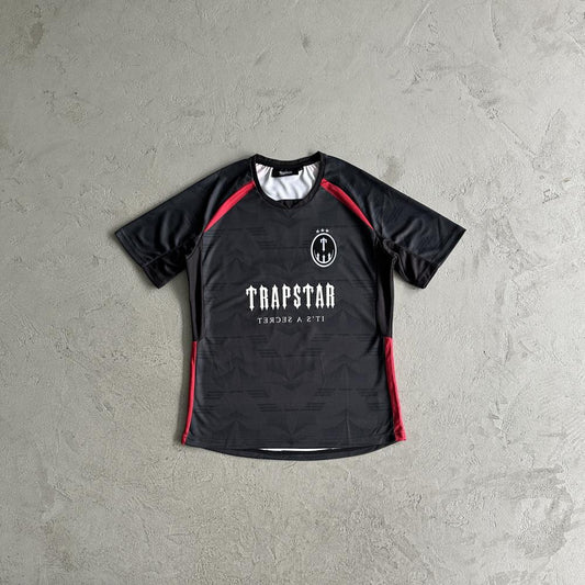 TS football t-shirts -black red