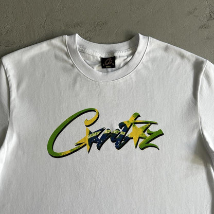 Allstartz Brasil Tee-White