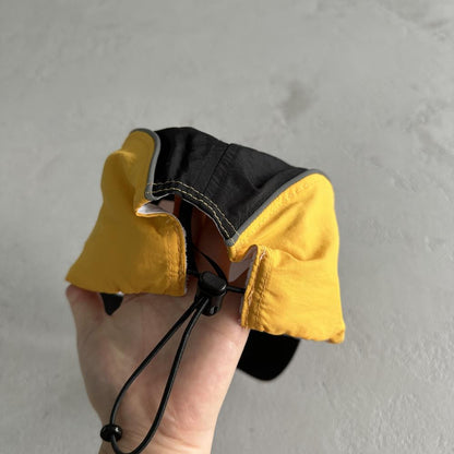 drawstring hat yellow