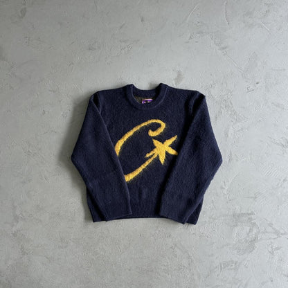 c star mohairknit sweater navy