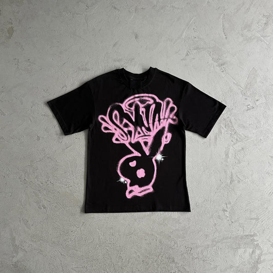 sy player tee -black