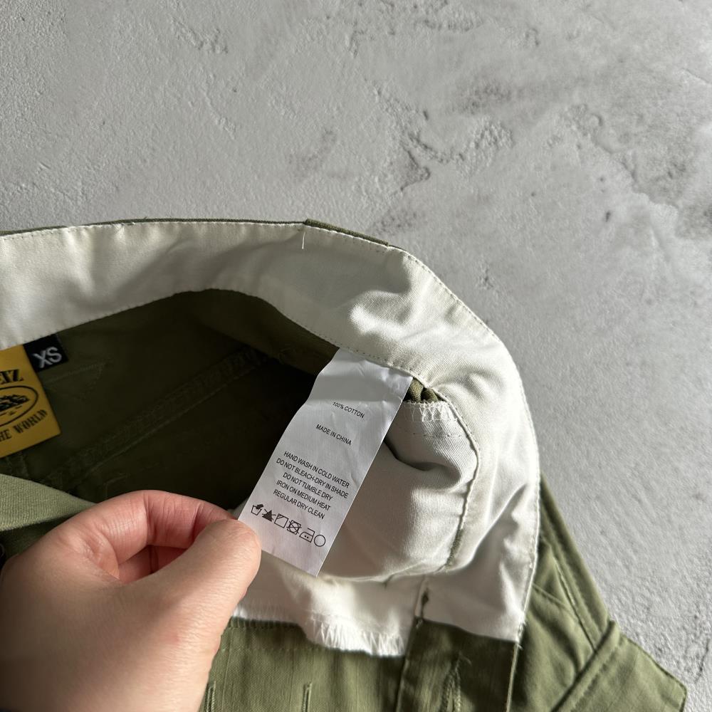 Slant pocket military green Bottoms