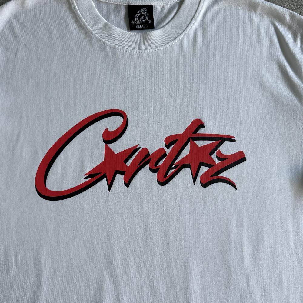 C Star red and white Tee