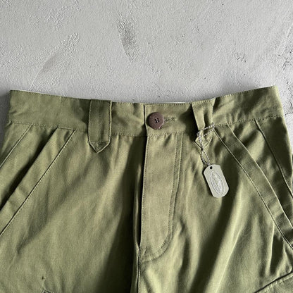 Slant pocket military green Bottoms