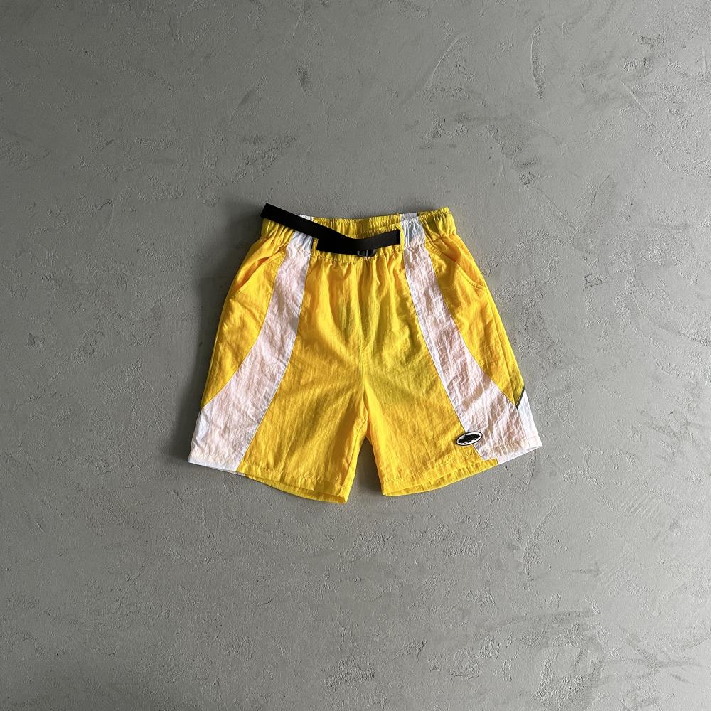 Alcatraz Sun & Rain Shorts-White & Yellow