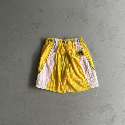 Alcatraz Sun & Rain Shorts-White & Yellow