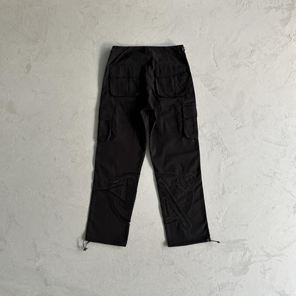 Black Graff Cargos (Sequin Logo)