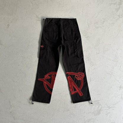 Black Graff Cargos (Sequin Logo)