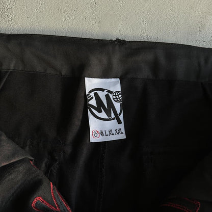 Black Graff Cargos (Sequin Logo)