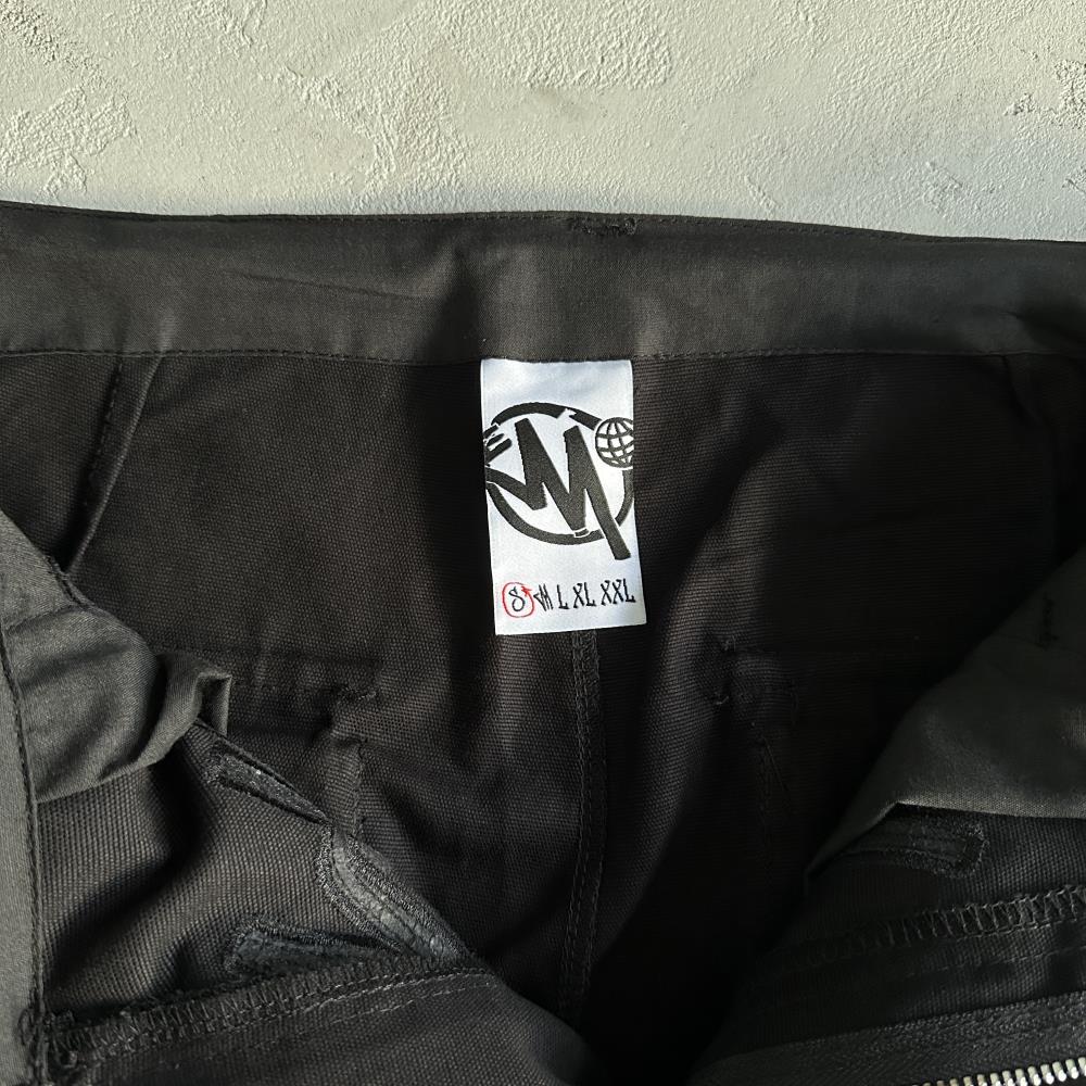 Black Graff Cargos (Sequin Logo)