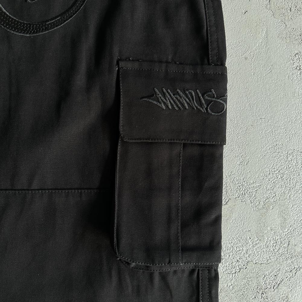 Black Graff Cargos (Sequin Logo)