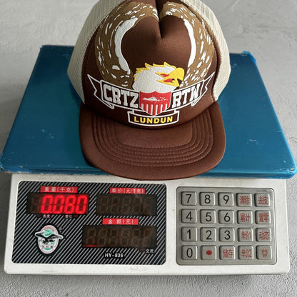 Eagle Trucker Cap-Brown