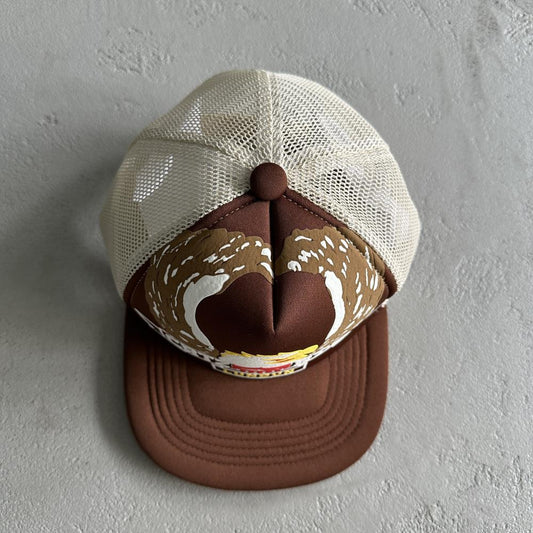 Eagle Trucker Cap-Brown