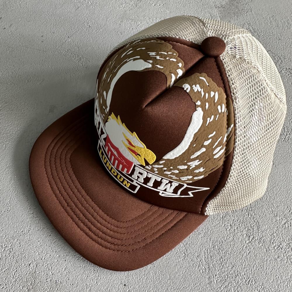 Eagle Trucker Cap-Brown