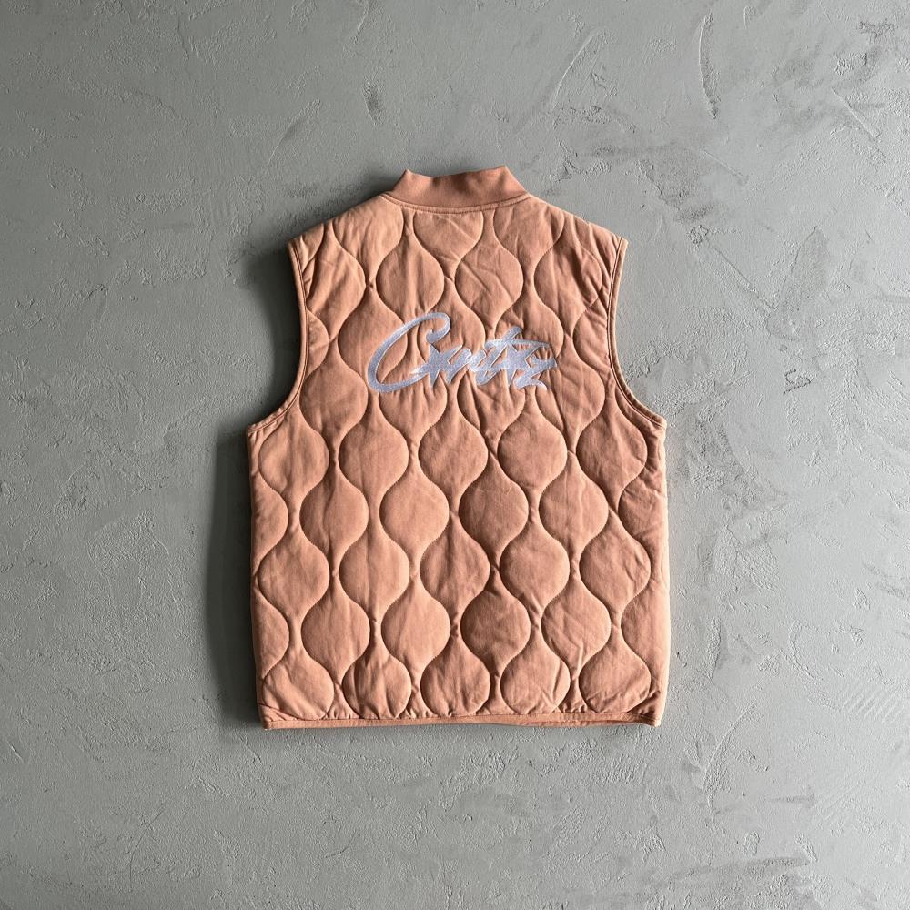 Guerillaz Quilted Vest - Pink