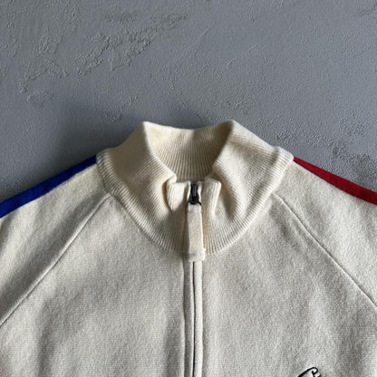 Knit zip up fleece