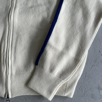 Knit zip up fleece