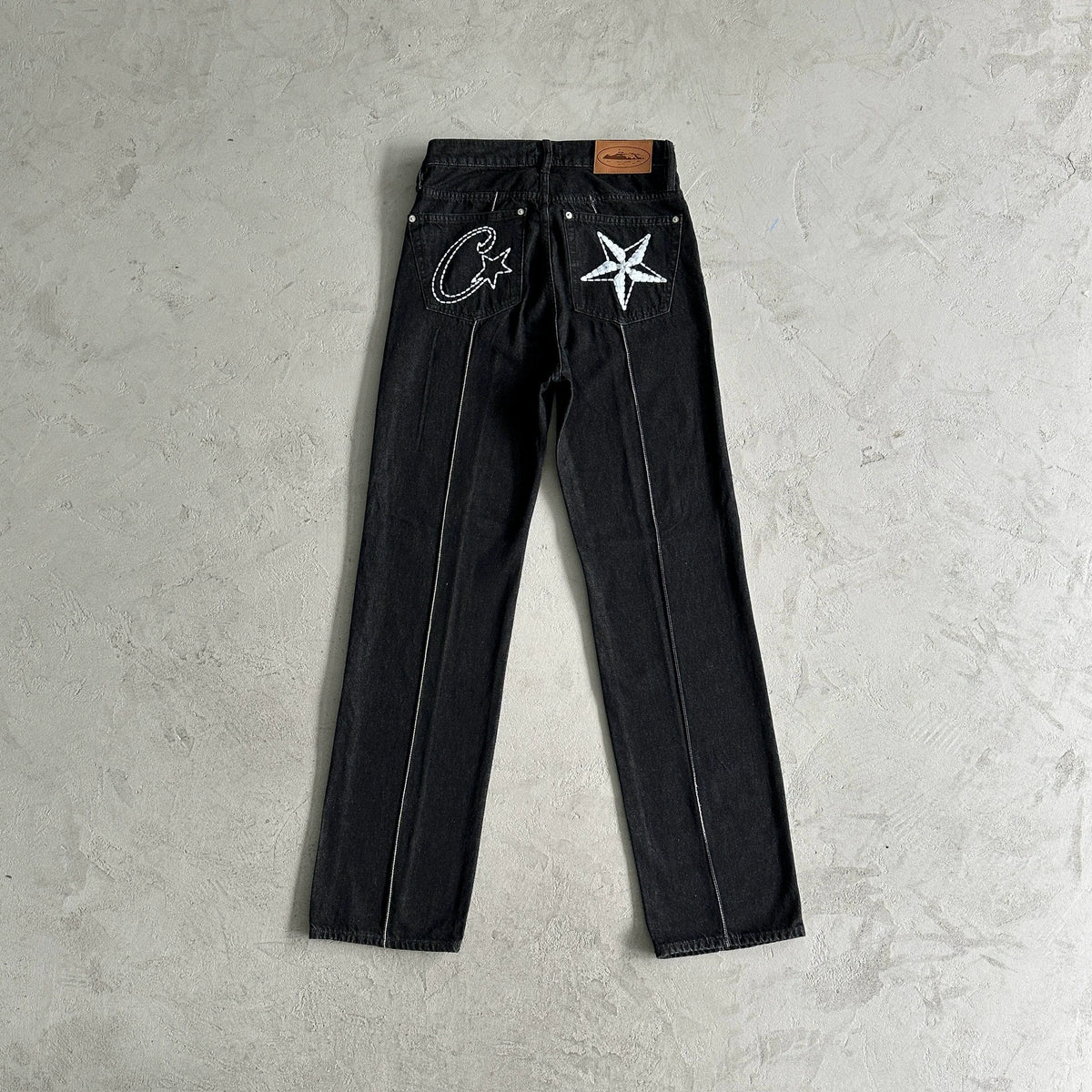 Men's American high-street vintage denim outfit (jeans and denim jacket)