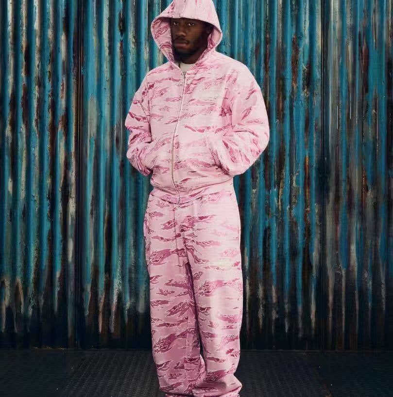 Camouflage tracksuit-Pink