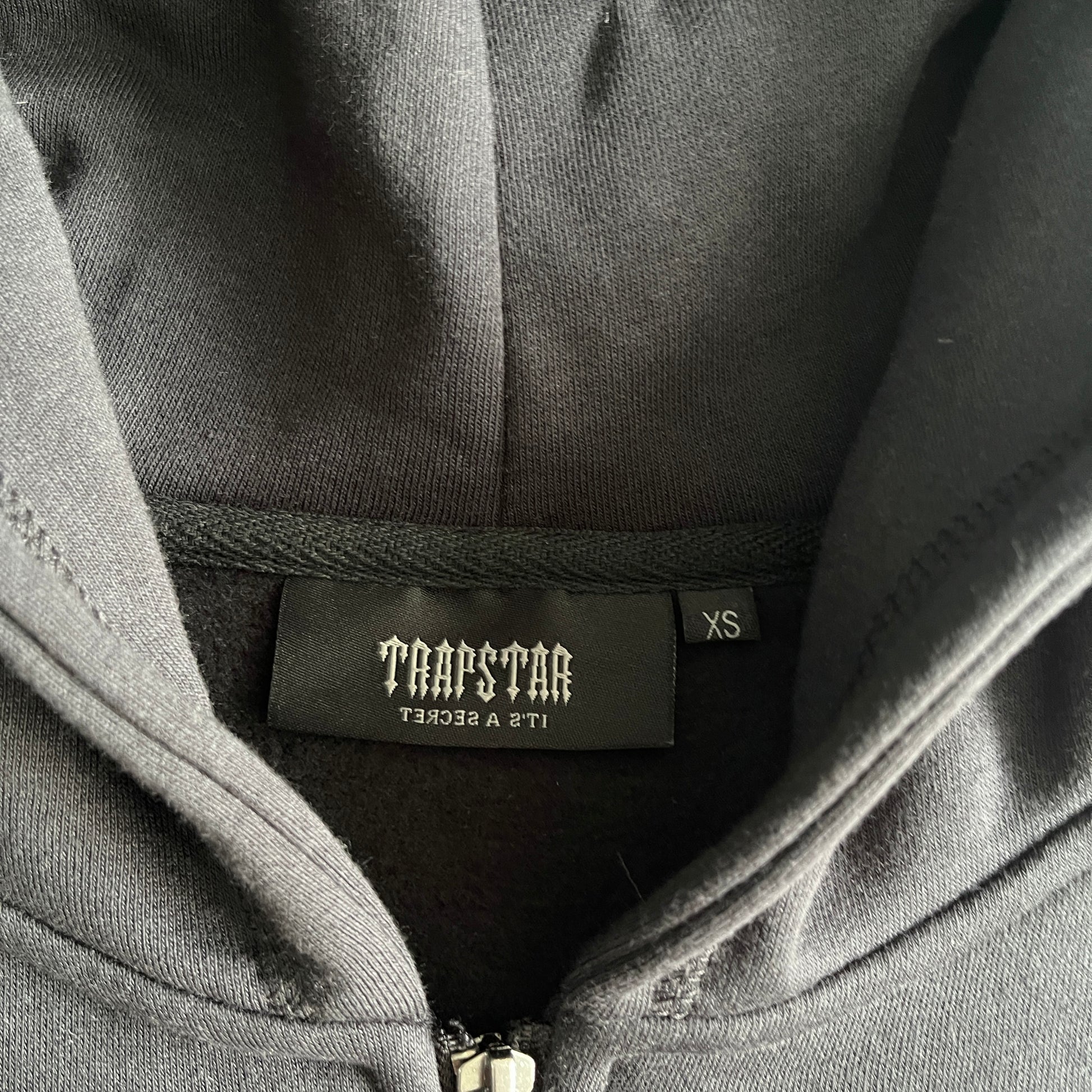 Trapstar Script Zip Through Hoodie Tracksuit Black/Zinfandel