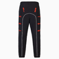 Color-blocked embroidered letter windproof sports set Black