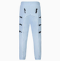 Color-blocked embroidered letter windproof sports set Sky Blue