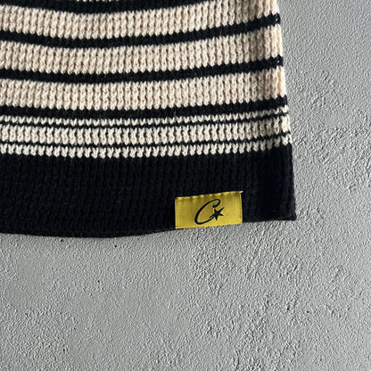 Striped cold hat