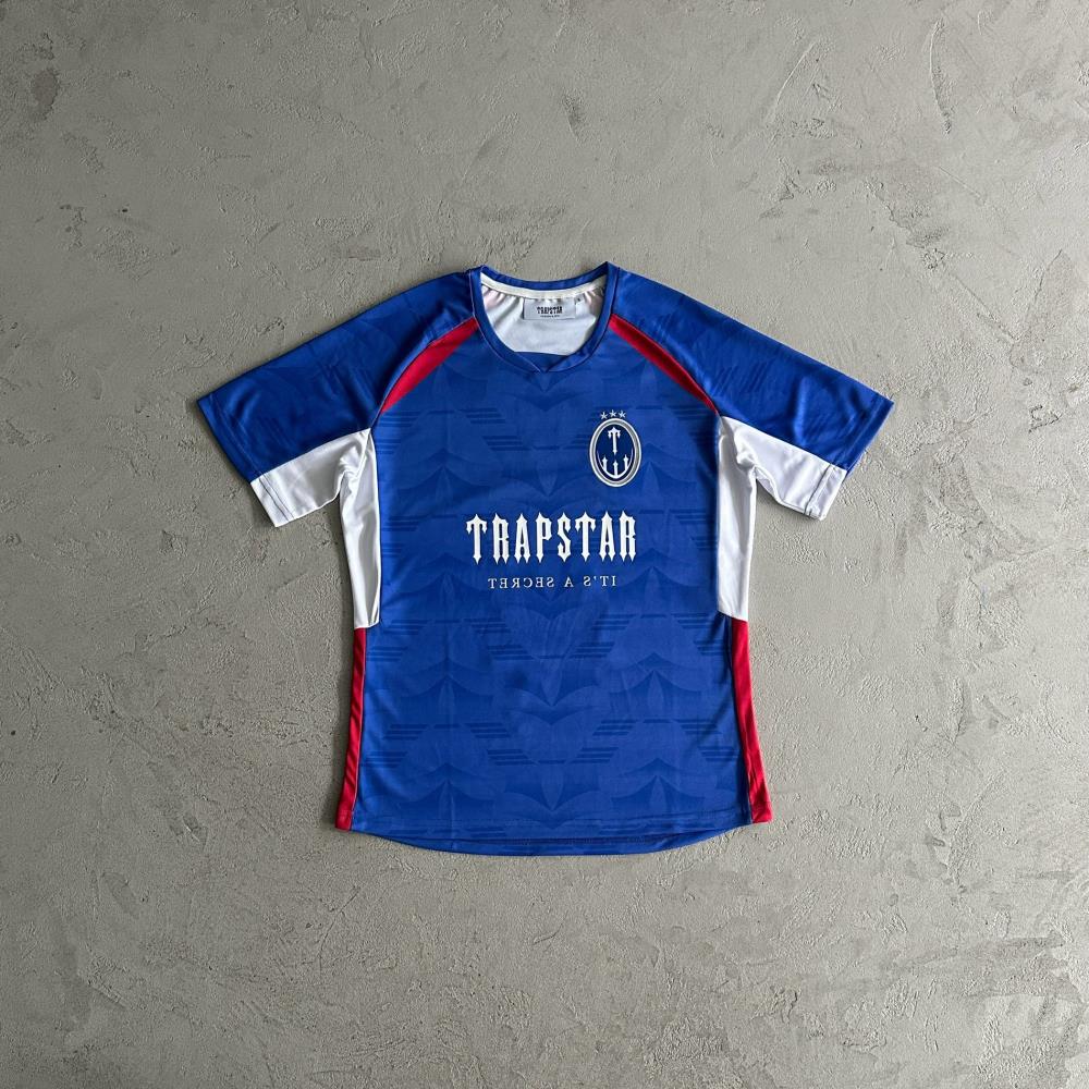 TS football t-shirts -blue red