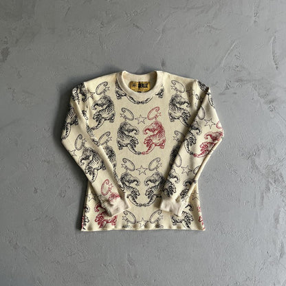 Twin Tigers Waffle Long Sleeve