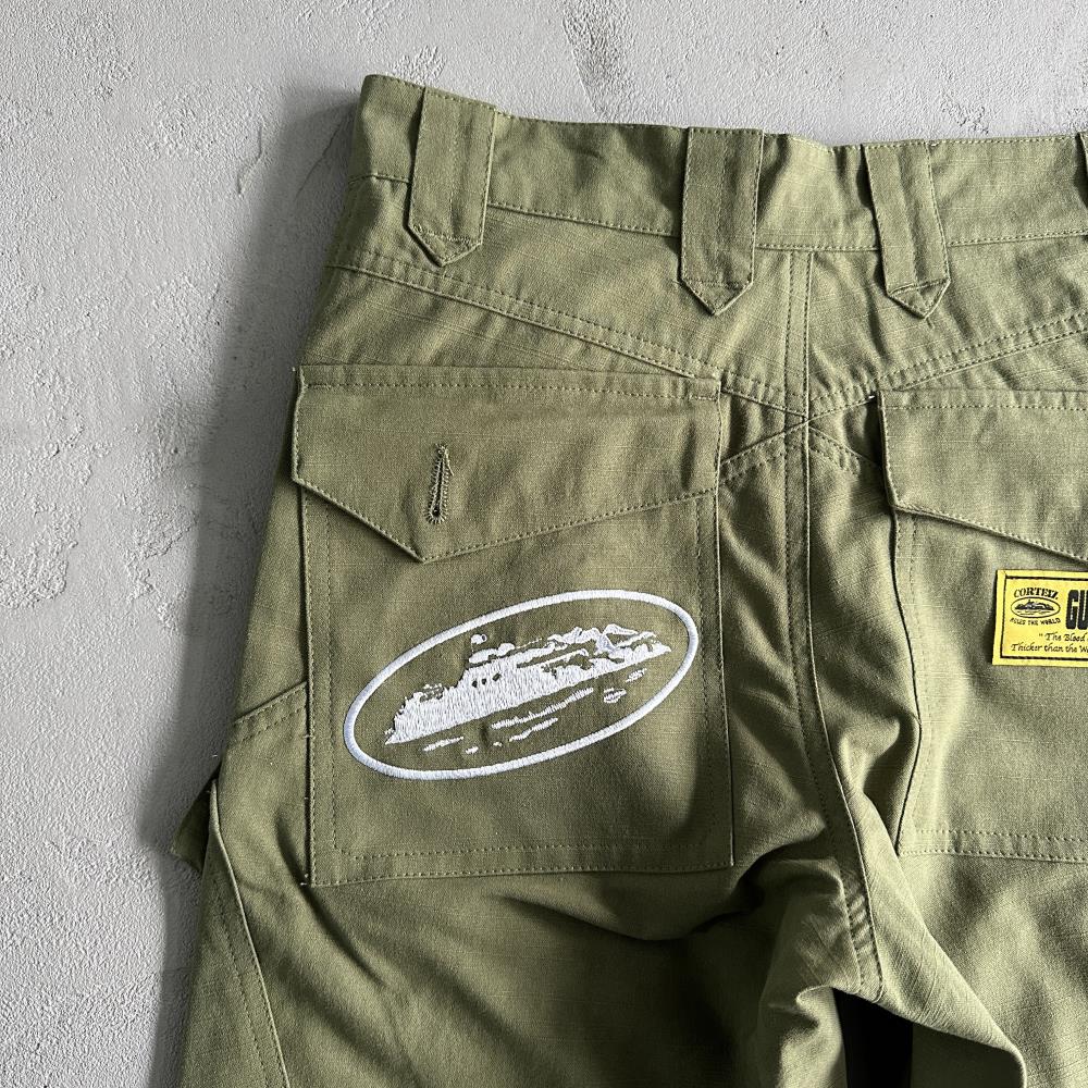 Slant pocket military green Bottoms