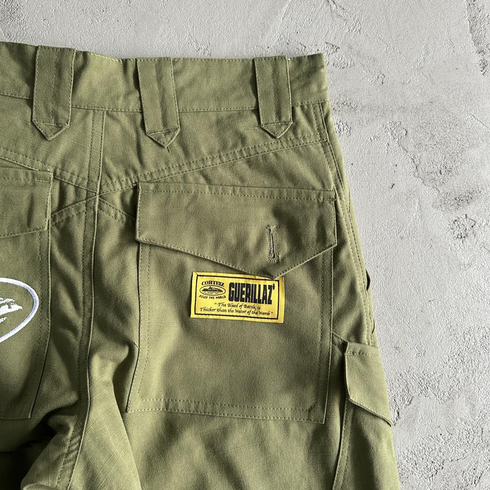 Slant pocket military green Bottoms