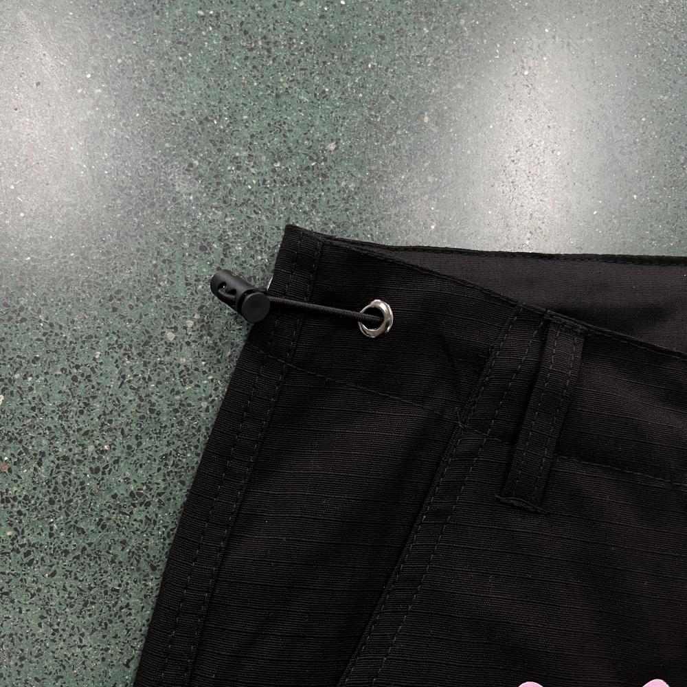 Black Graff Cargos (Pink Logo)