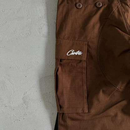 brown white with logo cargo