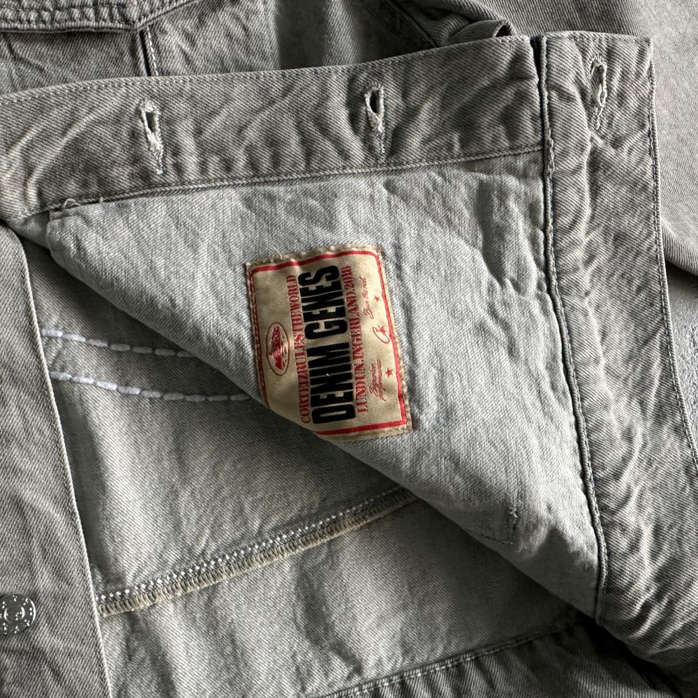 c-star denim jacket-grey