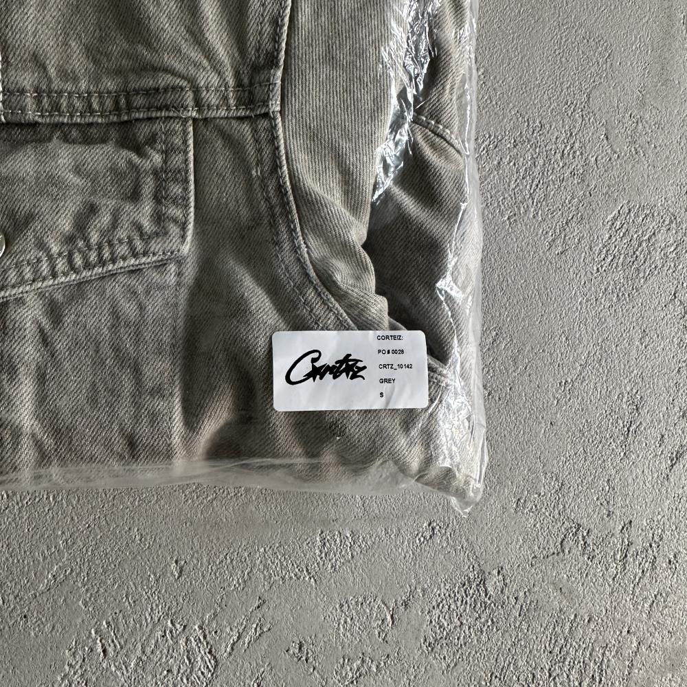 c-star denim jacket-grey