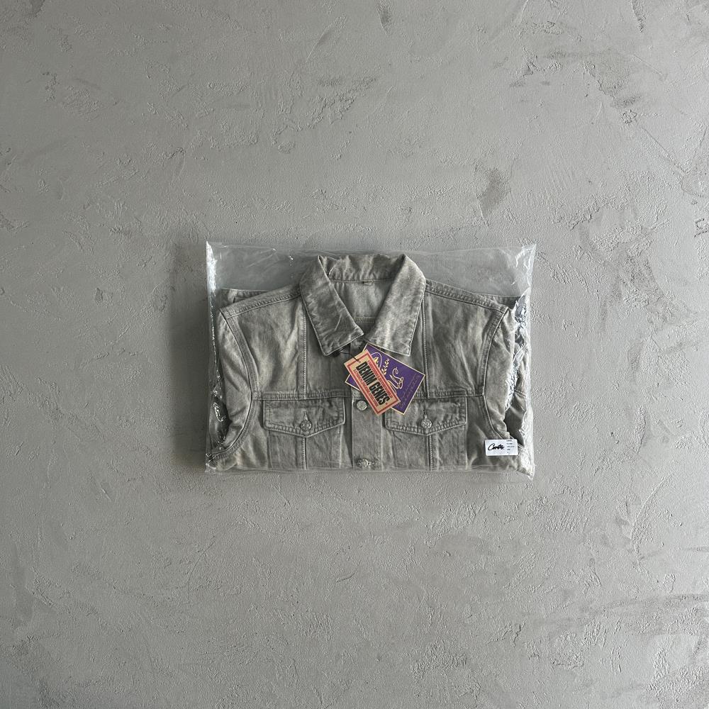 c-star denim jacket-grey