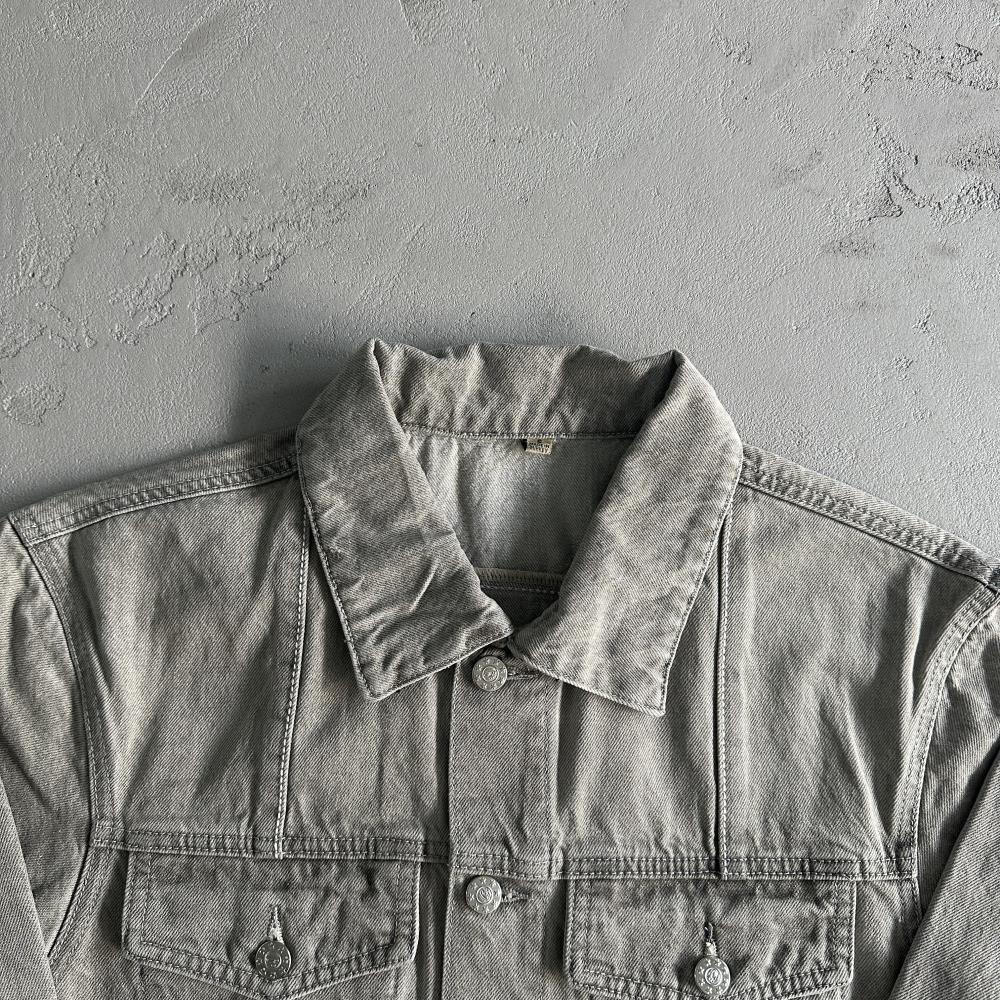 c-star denim jacket-grey