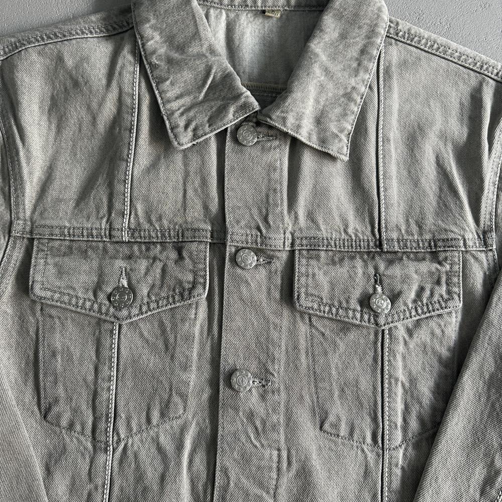 c-star denim jacket-grey