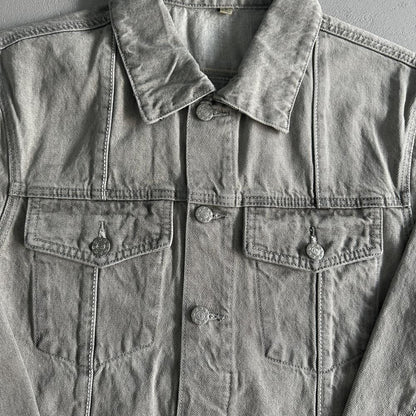 c-star denim jacket-grey