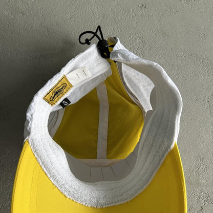 drawstring hat yellow