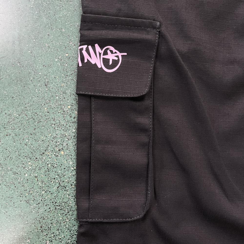 Black Graff Cargos (Pink Logo)