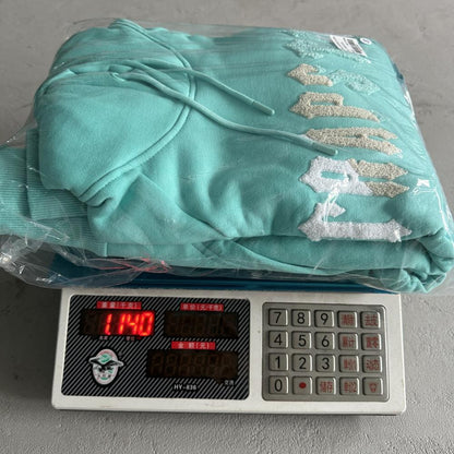 chenille decdoded 2.0 hoodie-tiffany blue