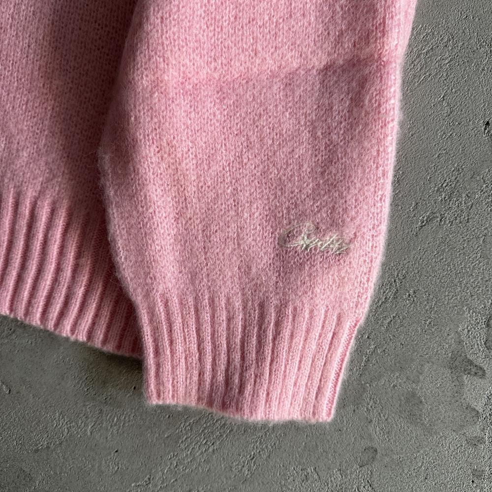 c star mohairknit sweater -pink