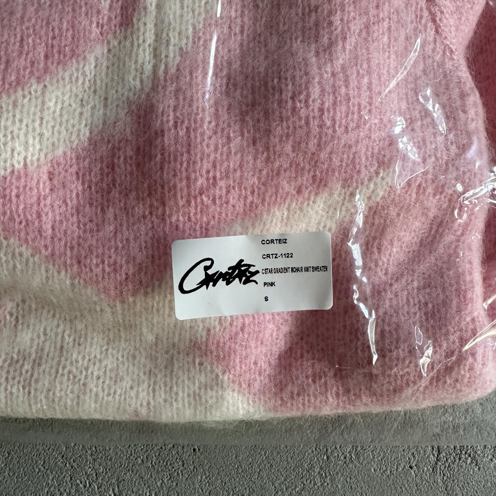 c star mohairknit sweater -pink