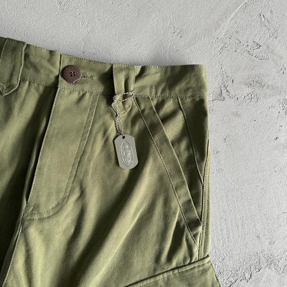 Slant pocket military green Bottoms