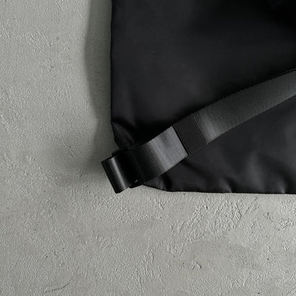 drawstring bag-black