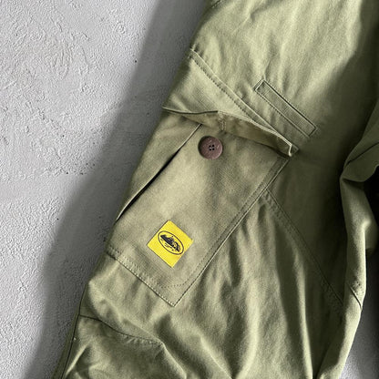 Slant pocket military green Bottoms