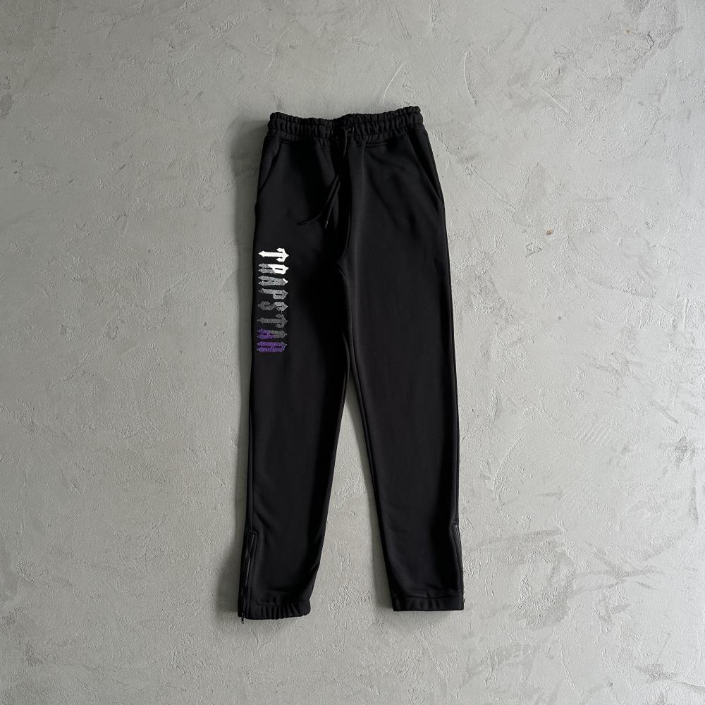 decdoded chenille 2.0 hooded tracksuit-blackpurple