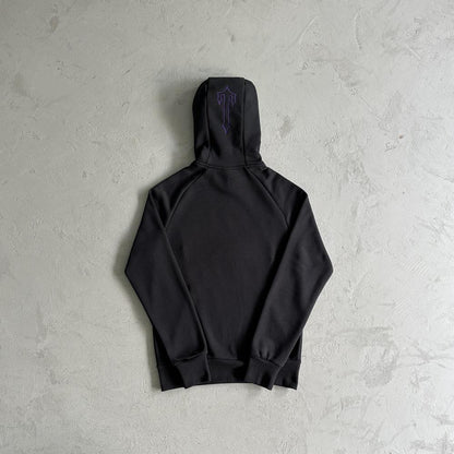 decdoded chenille 2.0 hooded tracksuit-blackpurple