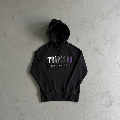 decdoded chenille 2.0 hooded tracksuit-blackpurple